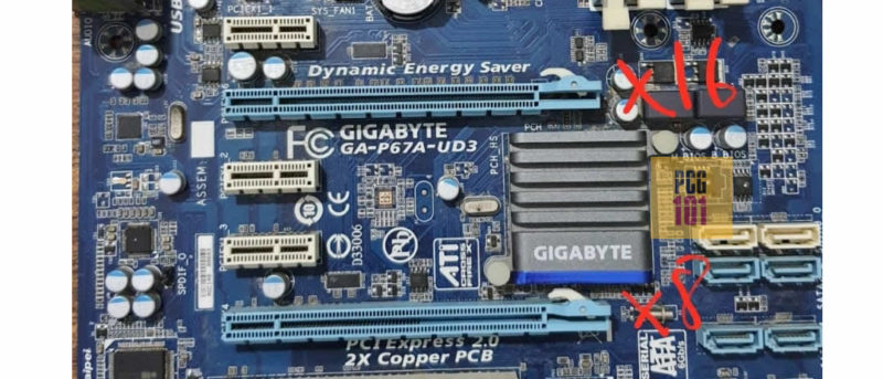 can a pcie x8 card fit in x16 slot