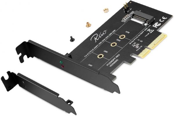 PCIe NVMe expansion card