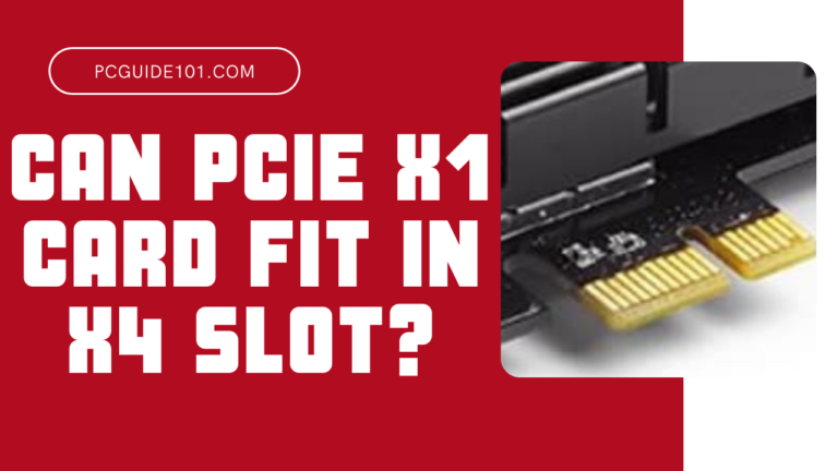 Can PCIe X1 Card Fit in X4 Slot featured