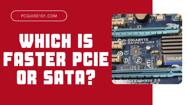 Which is faster sata or pcie featured