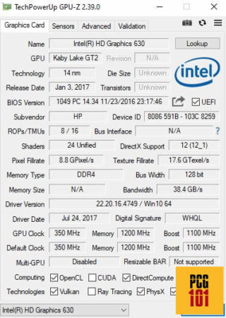 techpower up pcie version