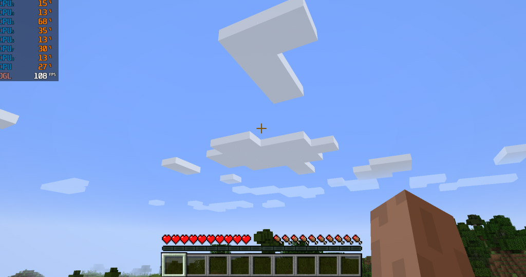 Clouds High Settings minecraft