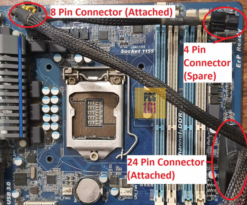 Testen des Motherboards ohne CPU 3