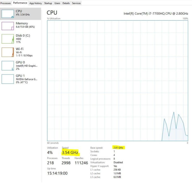 how to check if cpu is overclocked