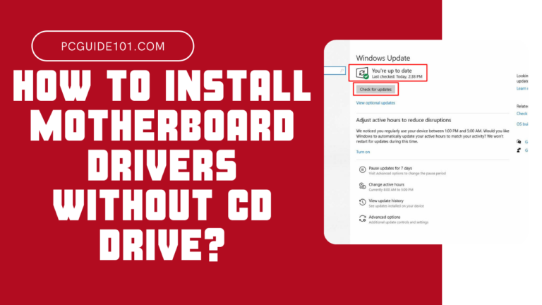 how to install motherboard drivers without CD Drive featured