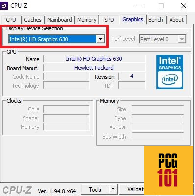 CPU-Z Intel UHD 630