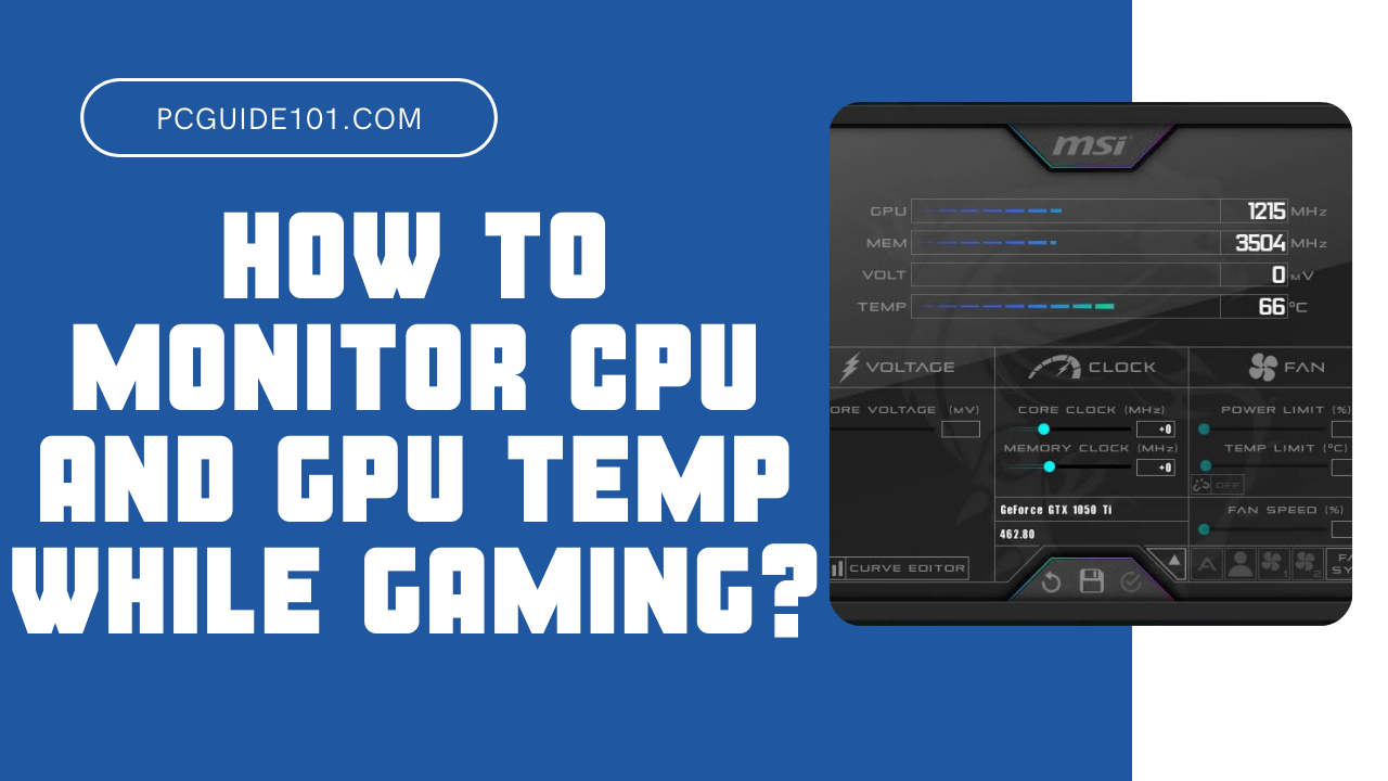 software to monitor cpu and gpu temps