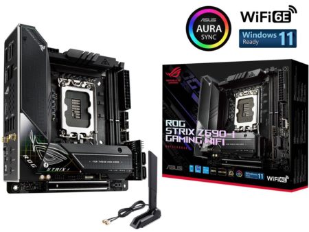 ASUS ROG Strix Z690-I Gaming WiFi Mini ITX motherboard with ddr5 support