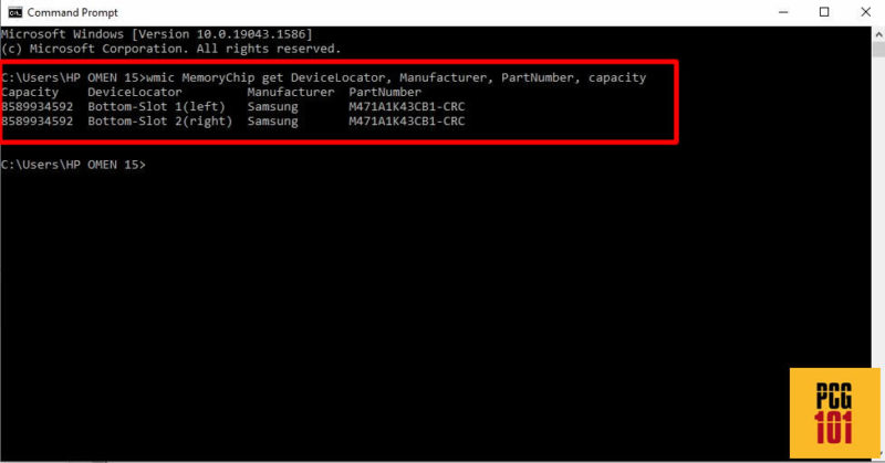 Command Prompt RAM