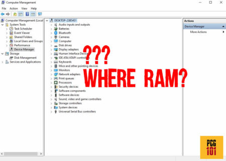 where is RAM in device manager