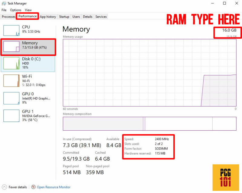 How to Check RAM Type in Windows 10