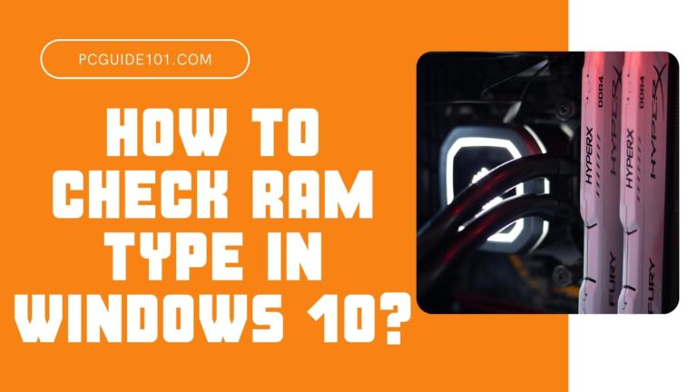 how to check ram type in windows 10