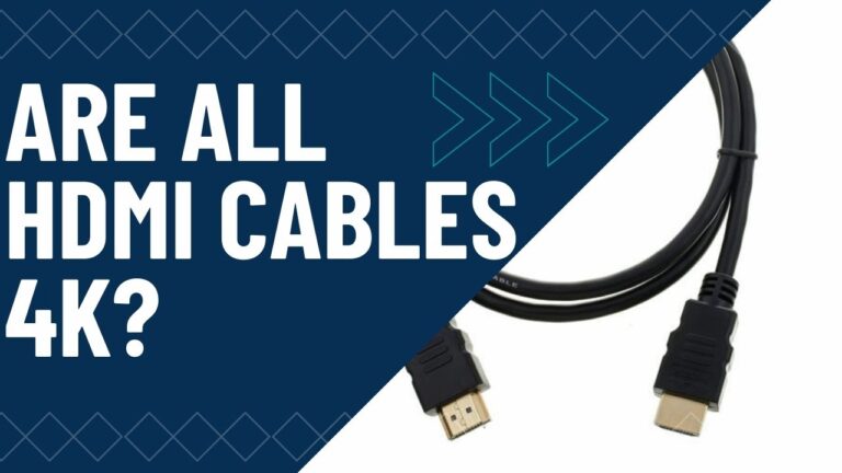 Are all hdmi cables 4k featured