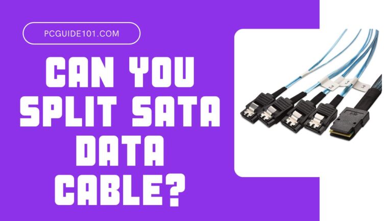 Can You Split SATA Data Cable