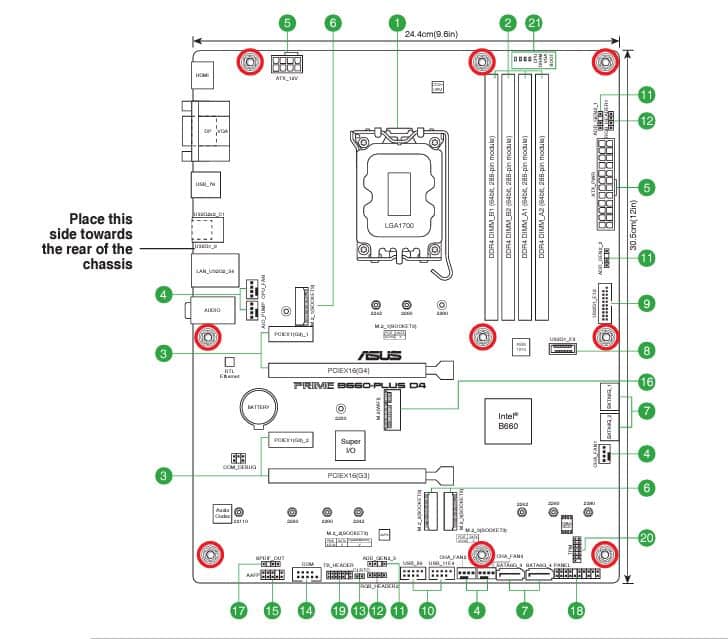 Motherboard m2 SSD slot