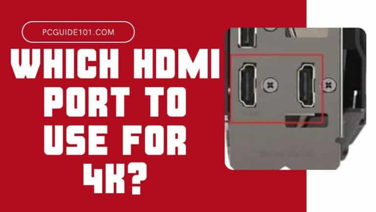 Which HDMI port to use for 4k featured